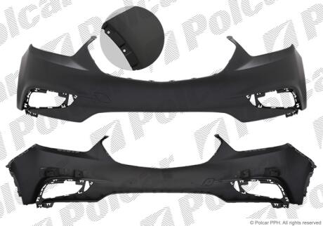 Бампер передній Polcar 55L307