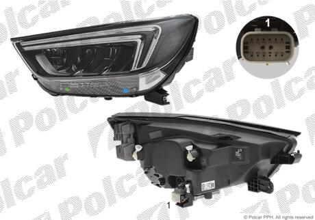 Фара основная Polcar 55L3101X