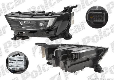 Фара основная Polcar 55L4091V