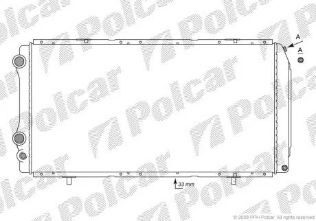Радіатори охолодження Polcar 570208-2
