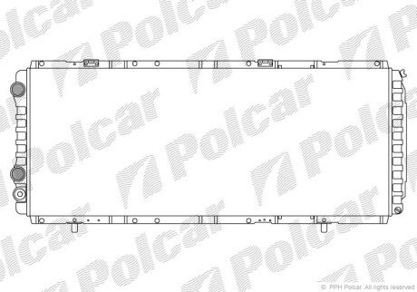 Радіатори охолодження Polcar 570208A4