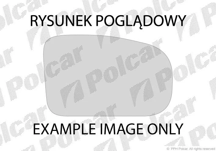 Скло дзеркала зовнішнього лівий Polcar 5702541E (фото 1)