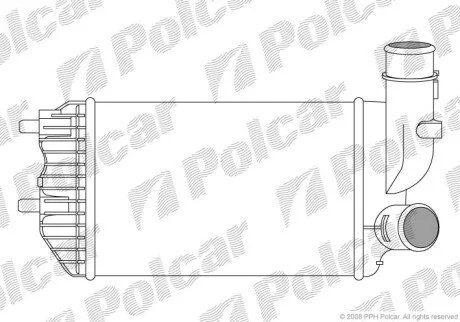 Радіатори повітря (Інтеркулери) Polcar 5702J8-1
