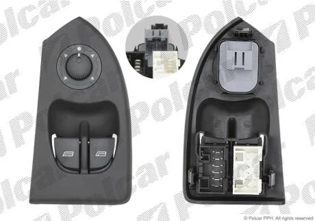 Блок кнопок стеклоподъемников Polcar 5704Z-70