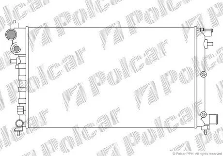 Радіатори охолодження Polcar 570608A2