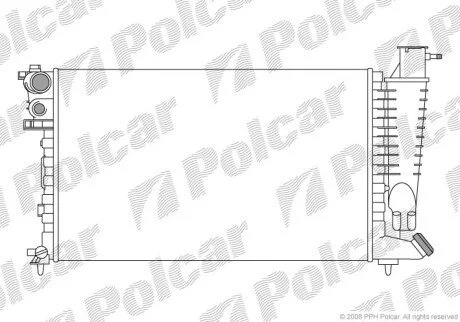 Радіатори охолодження Polcar 570708-2