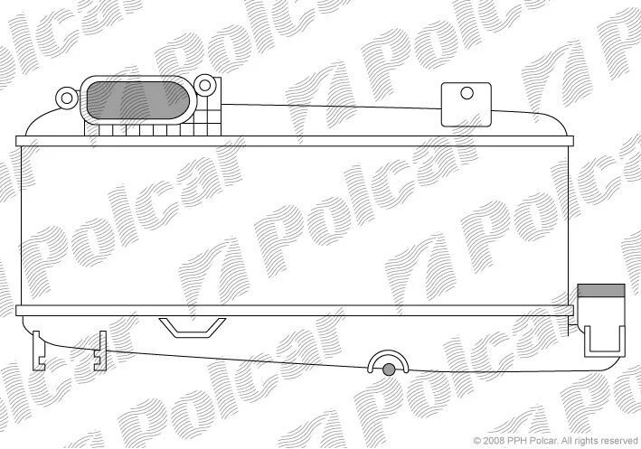 Радіатори повітря (Інтеркулери) Polcar 5707J81X (фото 1)