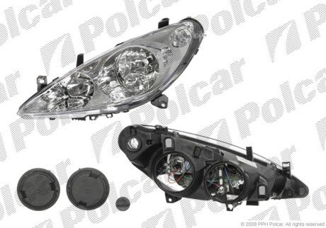 Фара основная правая, левая H1 Polcar 571009-E