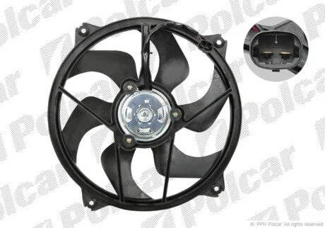 Вентилятори з корпусом / кронштейном Polcar 571023W3
