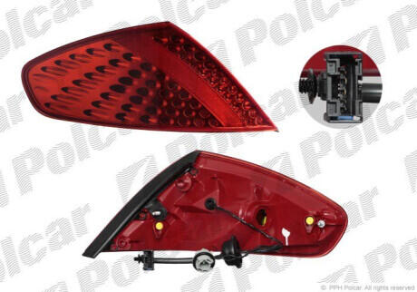 Фонарь задний слева наружный Polcar 5710872S