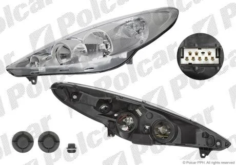 Фара основна права H1, H7 Polcar 5720100E