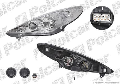 Фара основная Polcar 572010-E