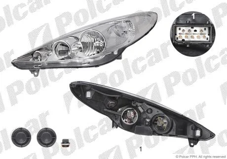 Фара основна Polcar 572010-E