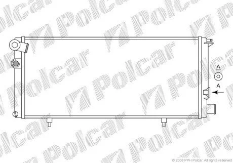 Радиаторы охлаждения Polcar 572208A2