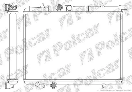 Радиаторы охлаждения Polcar 572308-2