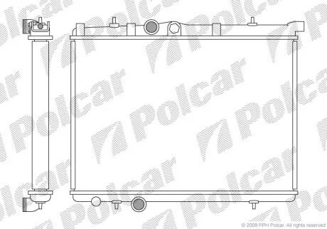 Радиаторы охлаждения Polcar 572308-3