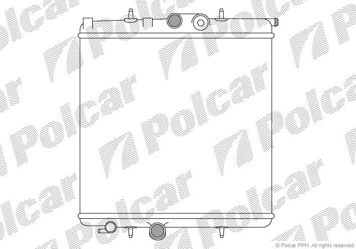 Радиаторы охлаждения Polcar 572308A1 (фото 1)