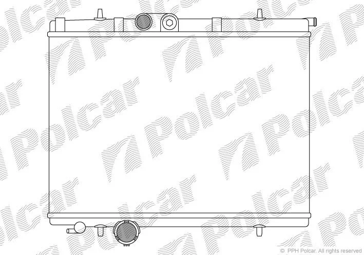 Радиаторы охлаждения Polcar 572308A6 (фото 1)