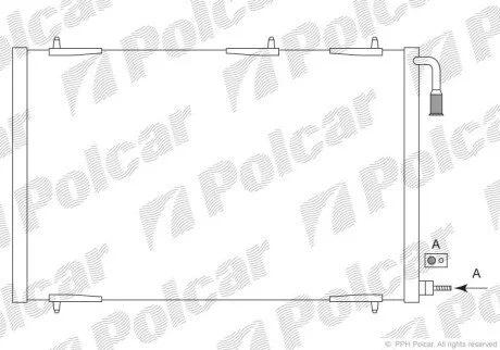 Радіатори кондиціонера Polcar 5723K8C3