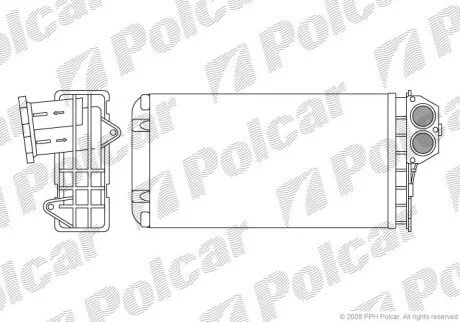 Радиаторы обогрева Polcar 5723N8-1