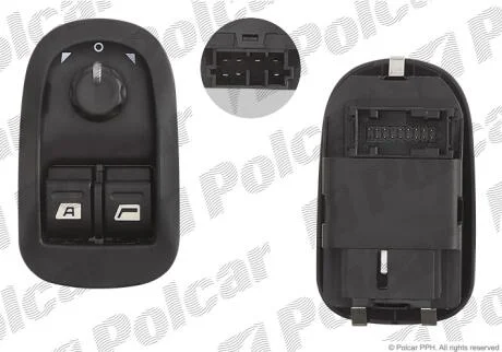 Блок кнопок склопідіймача Polcar 5723P-70