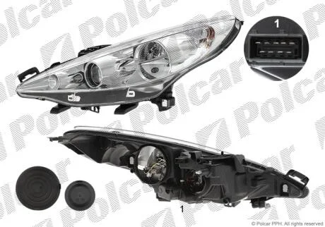 Фара основна Polcar 5724101V