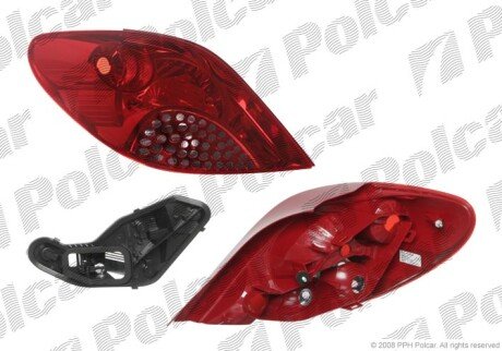 Фонарь задний слева Polcar 572487-E