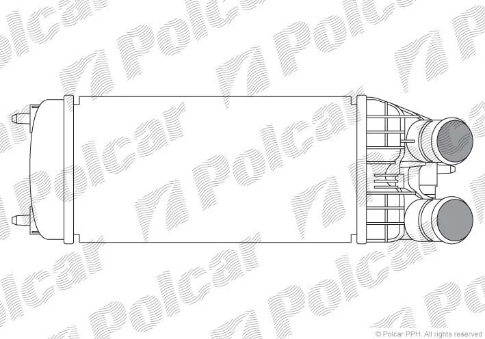 Радиаторы воздуха (Интеркулеры) Polcar 5724J8-1 (фото 1)