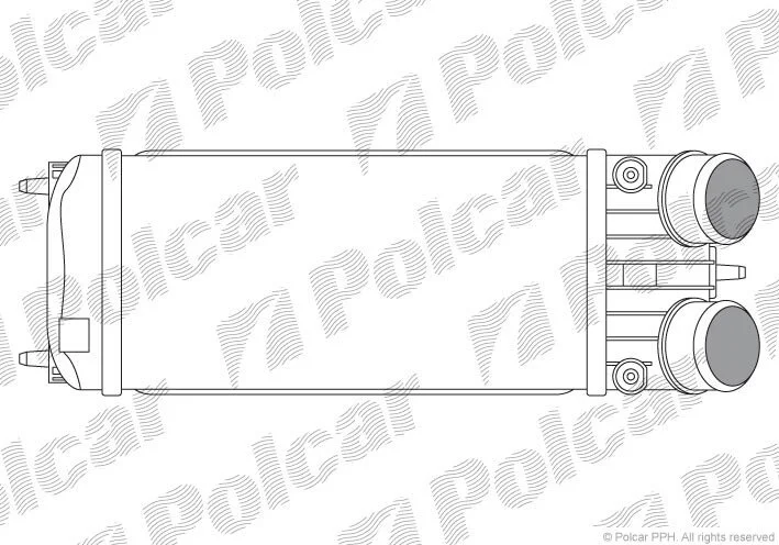 Радиаторы воздуха (Интеркулеры) Polcar 5724J8-2 (фото 1)