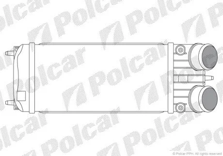 Радиаторы воздуха (Интеркулеры) Polcar 5724J8-2