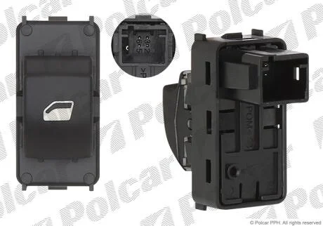 Блок кнопок склопідіймача Polcar 5724P-71
