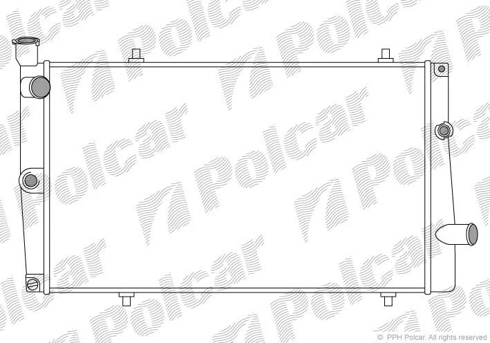 Радіатори охолодження Polcar 573708-2 (фото 1)