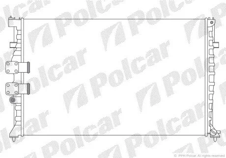 Радіатори охолодження Polcar 574608A0