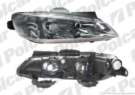 Фара основная левая H7, PY21W, W5W Polcar 5746090E