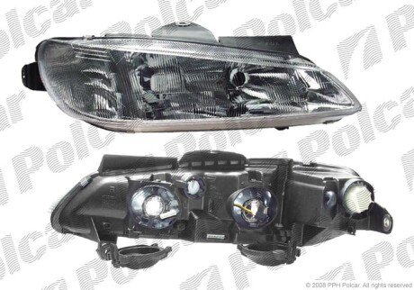 Фара основная правая H1, H7, PY21W, W5W Polcar 574610-E