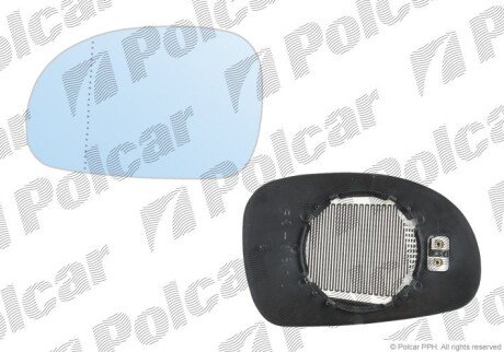 Вставка зовнішнього дзеркала лівий Polcar 5746546E