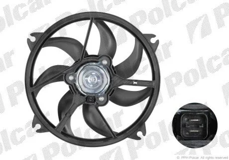 Вентилятори з корпусом / кронштейном Polcar 574723W3