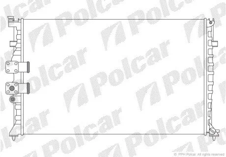 Радіатори охолодження Polcar 575008A1