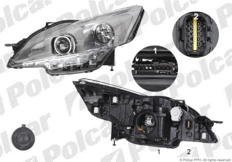Фара основная Polcar 5756092V