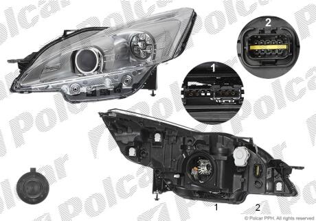 Фара основная Polcar 5756101V