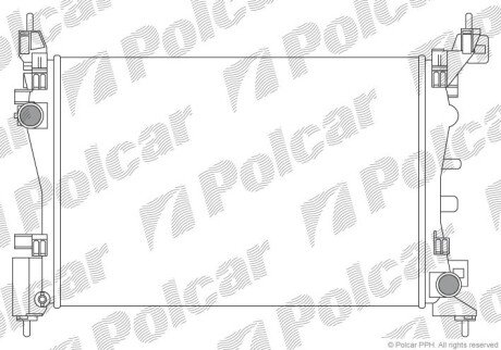 Радіатори охолодження Polcar 576008A1