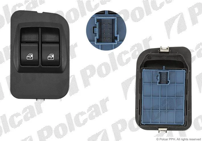 Блок кнопок склопідіймача Polcar 5760P-72 (фото 1)