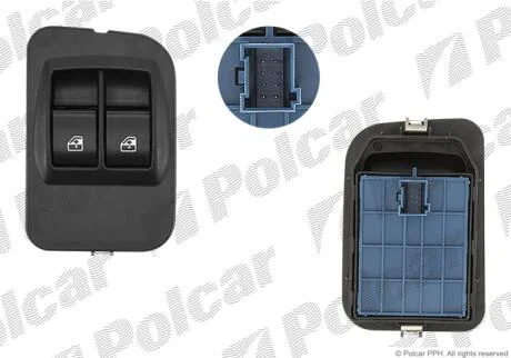 Блок кнопок склопідіймача Polcar 5760P-72