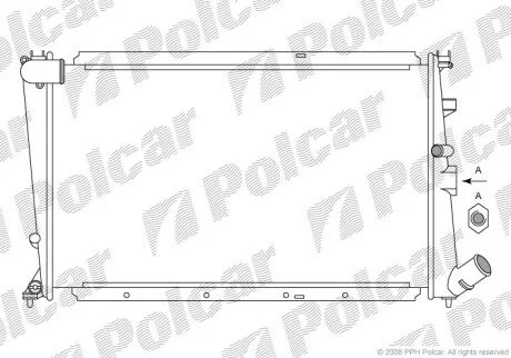 Радиаторы охлаждения Polcar 576508A2