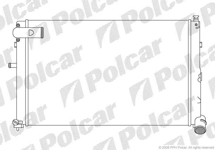 Радиаторы охлаждения Polcar 576508A7 (фото 1)