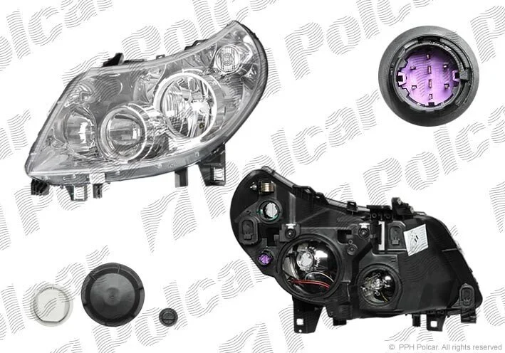 Фара основная левая H1, H7, PY21W, W5W Polcar 5770092U (фото 1)