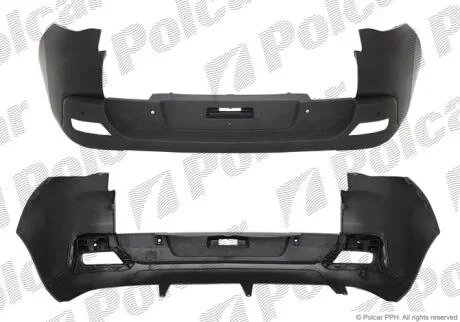 Бампер задний Polcar 578096-1