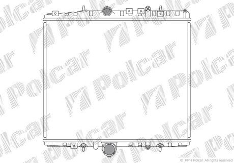 Радіатори охолодження Polcar 578708-1