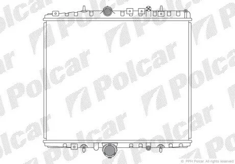 Радиаторы охлаждения Polcar 578708-1