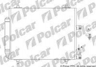 Радиатор кондиционера (Конденсатор) с осушителем Polcar 5787K8C1S